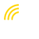 Weißes Icon zum Thema Wartung mit der Darstellung einer Uhr, bei der der große Zeiger auf der 12 steht und einen gelben Schweif von 15 Minuten länge hinterlässt.